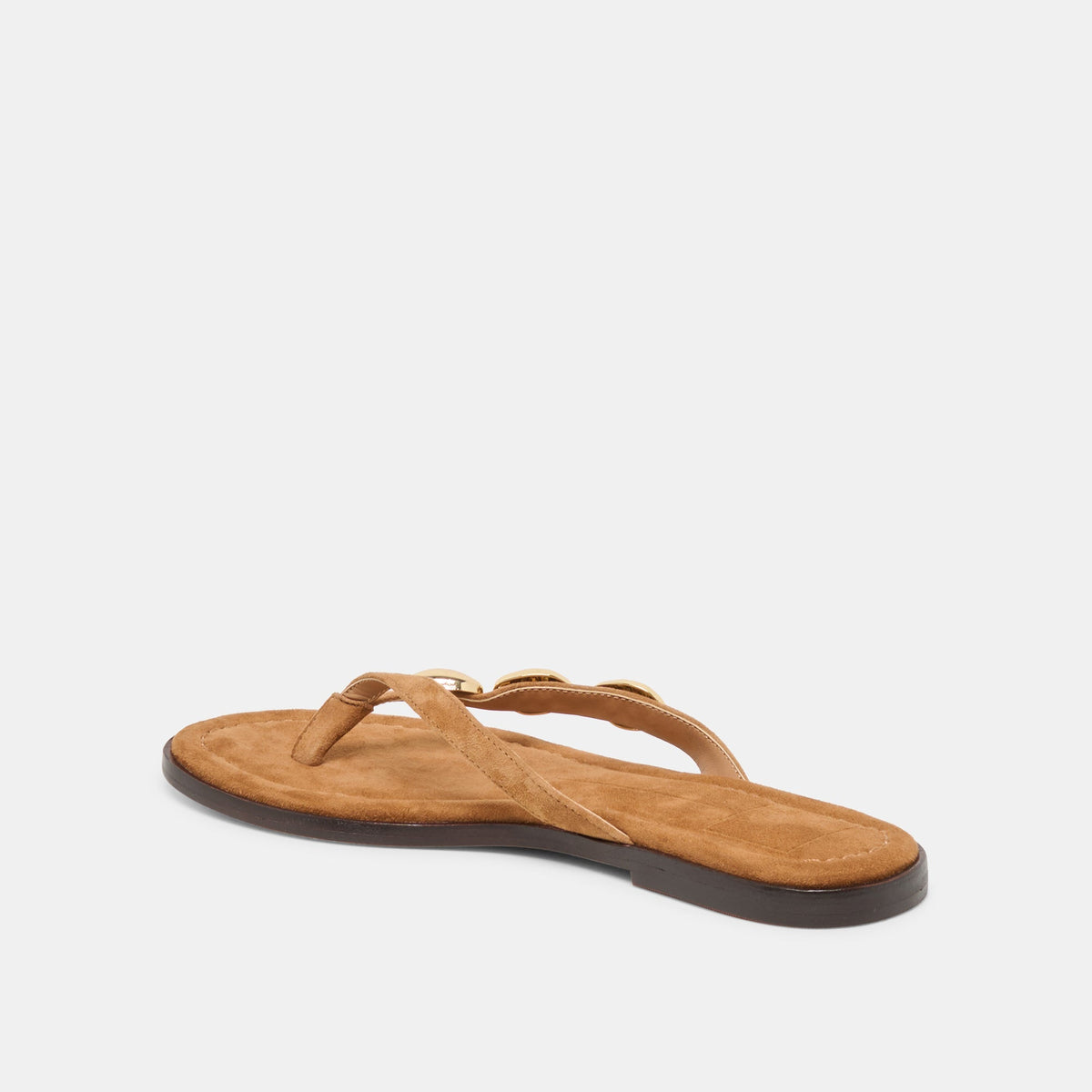 Dolce Vita SHOES Juny Teak Suede Sandals