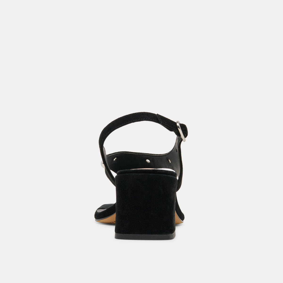 Dolce Vita SHOES Yves Stud Onyx Suede Heels