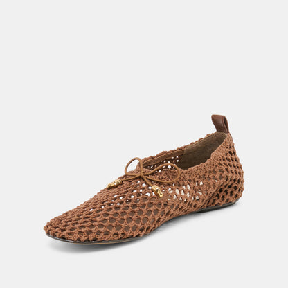 Dolce Vita SHOES Kaylyn Dk Brown Crochet Flats
