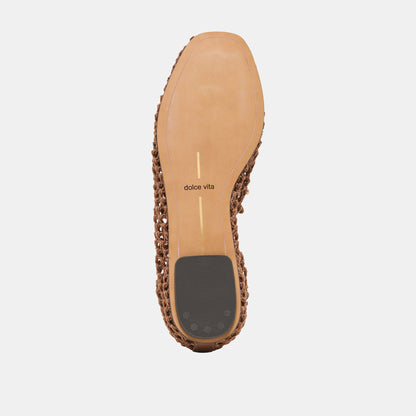 Dolce Vita SHOES Kaylyn Dk Brown Crochet Flats
