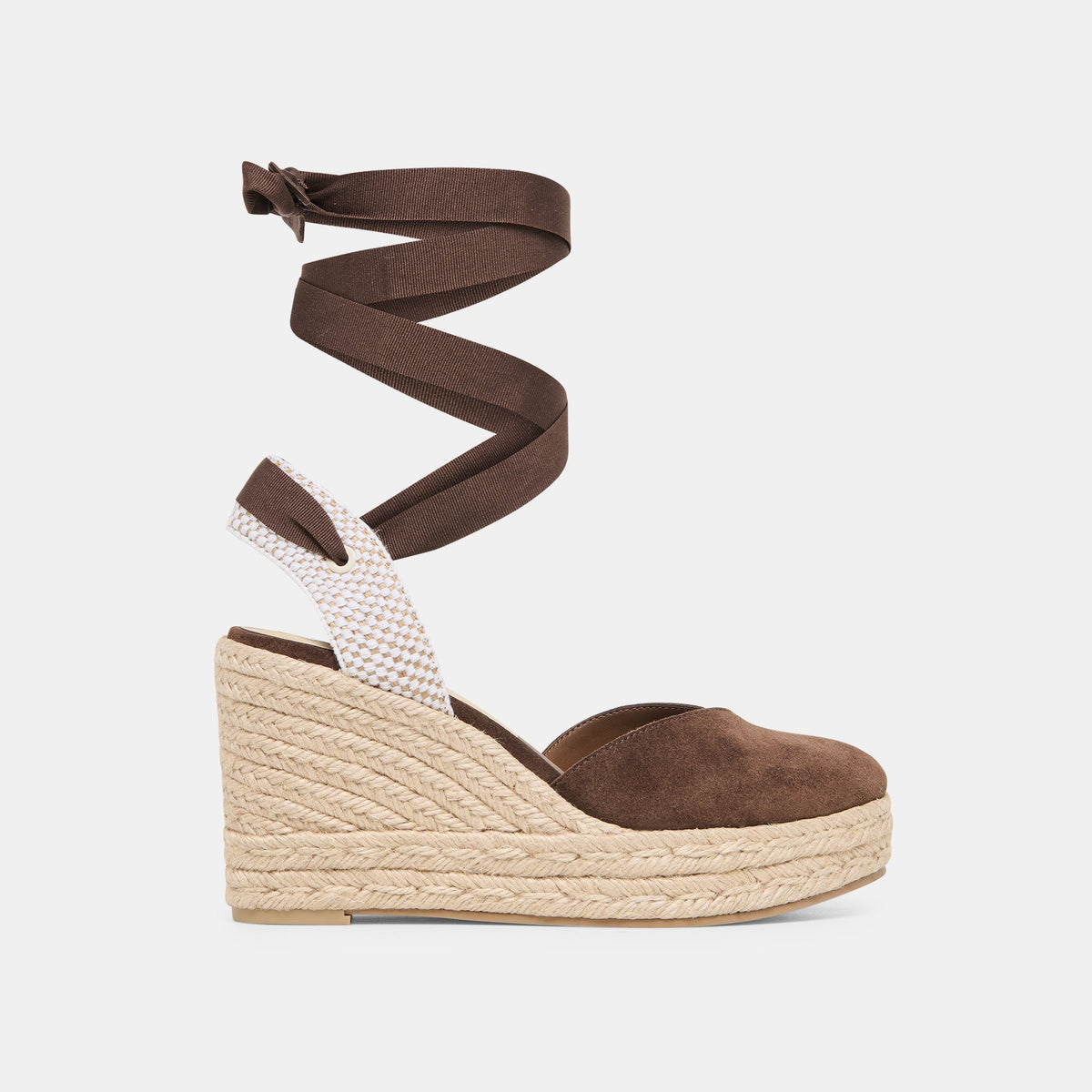 Dolce Vita SHOES Noura Dk Brown Suede Wedges