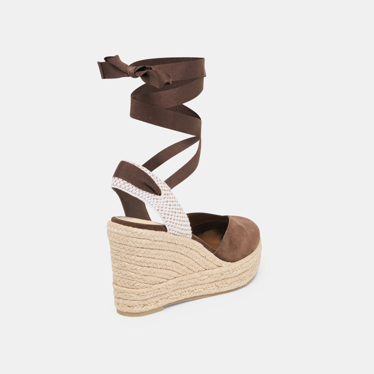 Dolce Vita SHOES Noura Dk Brown Suede Wedges