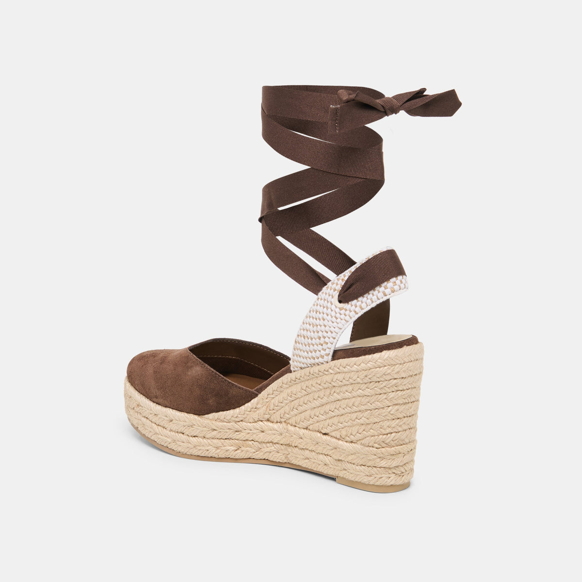Dolce Vita SHOES Noura Dk Brown Suede Wedges