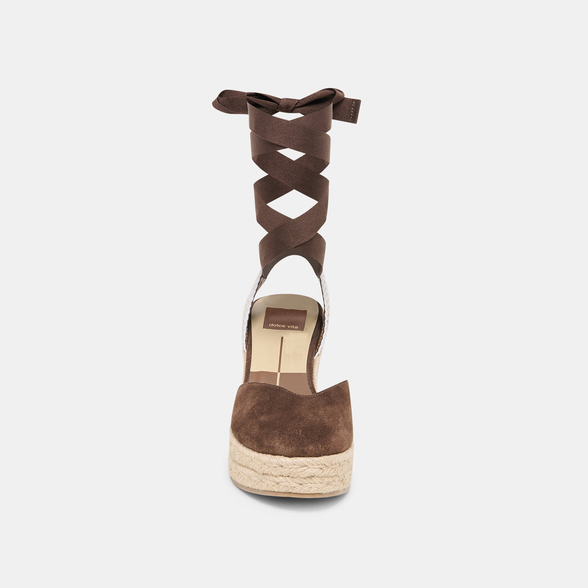 Dolce Vita SHOES Noura Dk Brown Suede Wedges