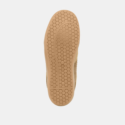 Dolce Vita SHOES Merit Velcro Taupe Multi Leather Sneakers