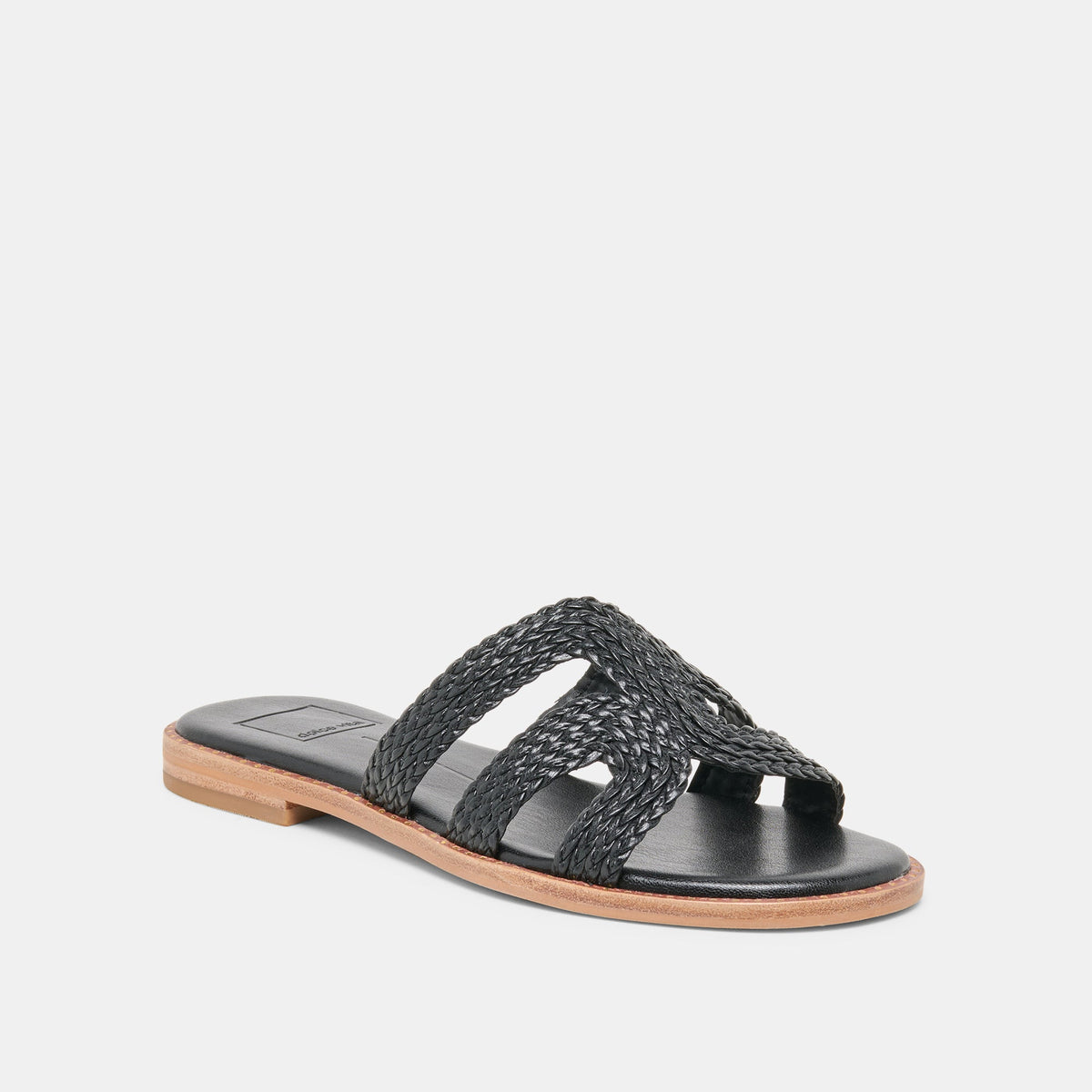 Dolce Vita SHOES EMON Black Stella Slide Open-Toe Sandals
