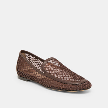 Dolce Vita SHOES Kiala Chocolate Mesh Loafers