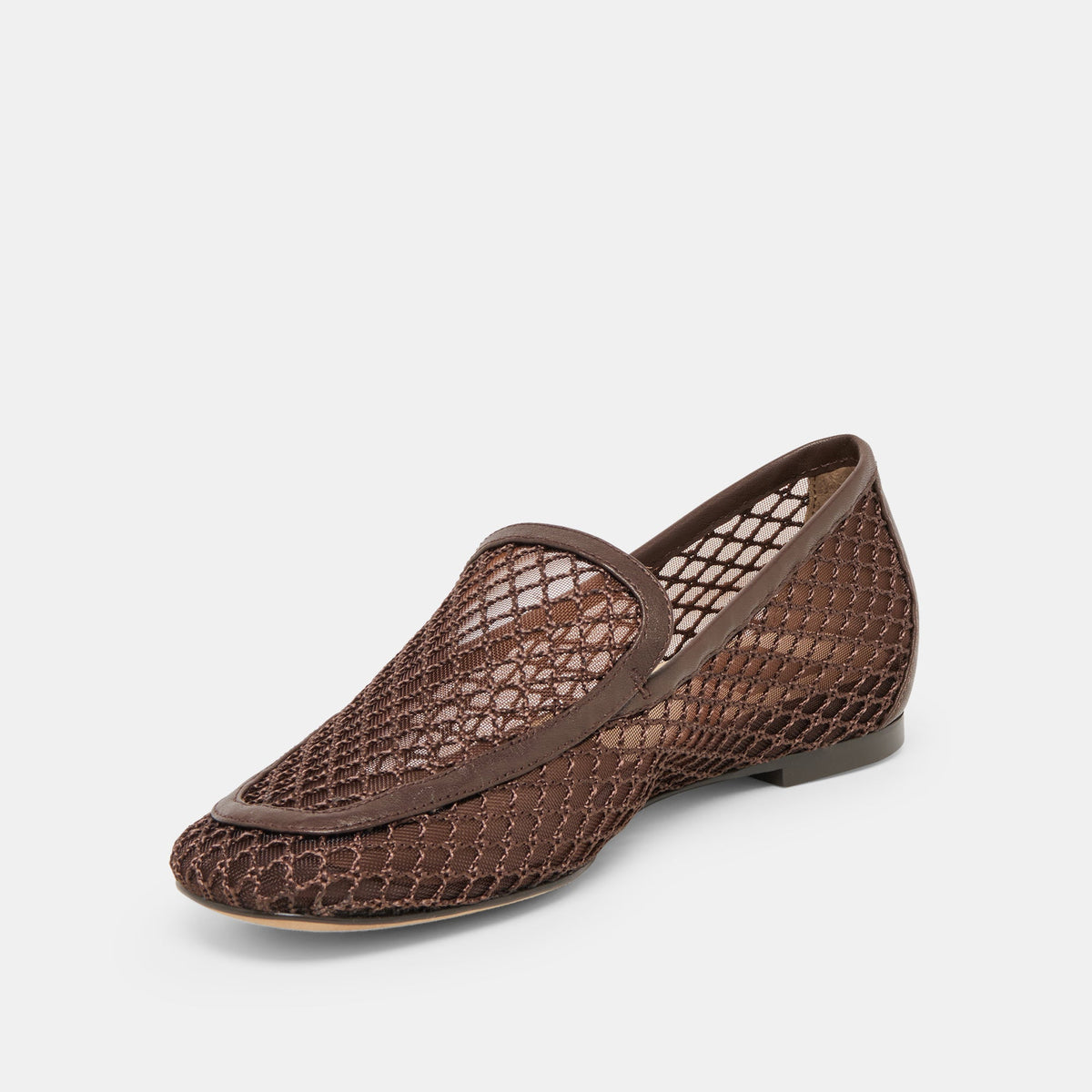 Dolce Vita SHOES Kiala Chocolate Mesh Loafers