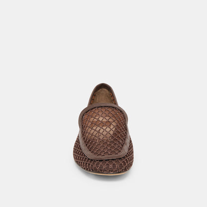 Dolce Vita SHOES Kiala Chocolate Mesh Loafers