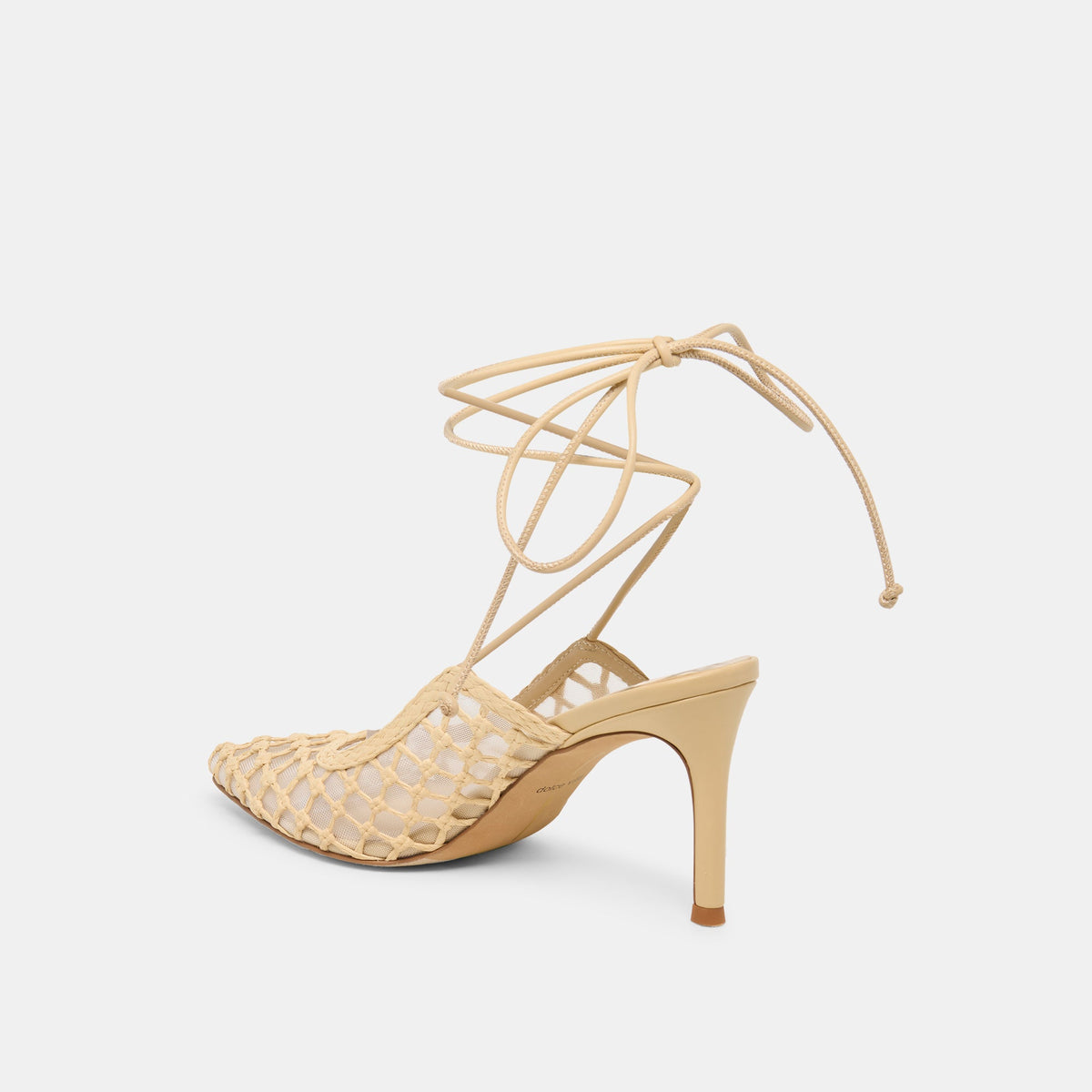 Dolce Vita SHOES Yael Lt Natural Woven Raffia Heels