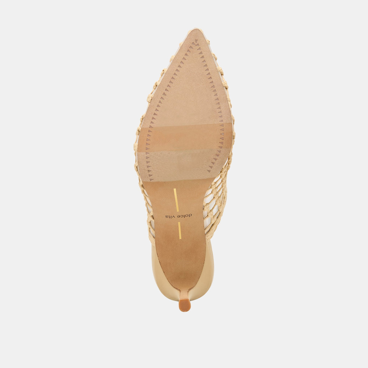 Dolce Vita SHOES Yael Lt Natural Woven Raffia Heels