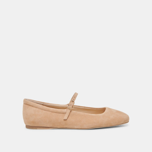Dolce Vita SHOES Reyes Bamboo Suede Ballet Flats