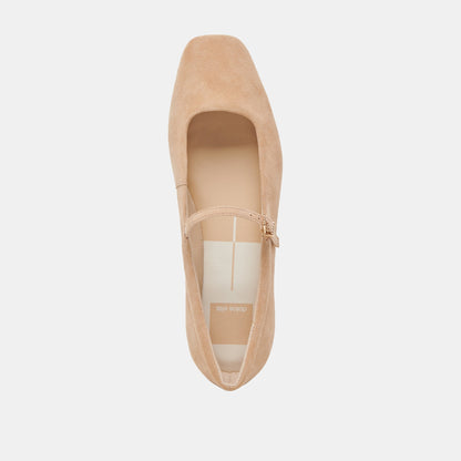 Dolce Vita SHOES Reyes Bamboo Suede Ballet Flats