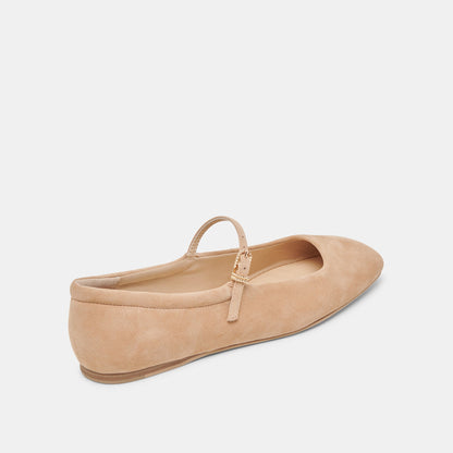 Dolce Vita SHOES Reyes Bamboo Suede Ballet Flats