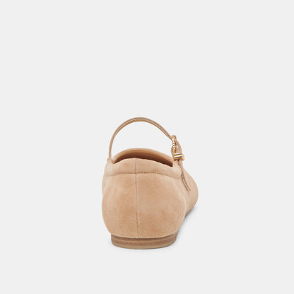 Dolce Vita SHOES Reyes Bamboo Suede Ballet Flats