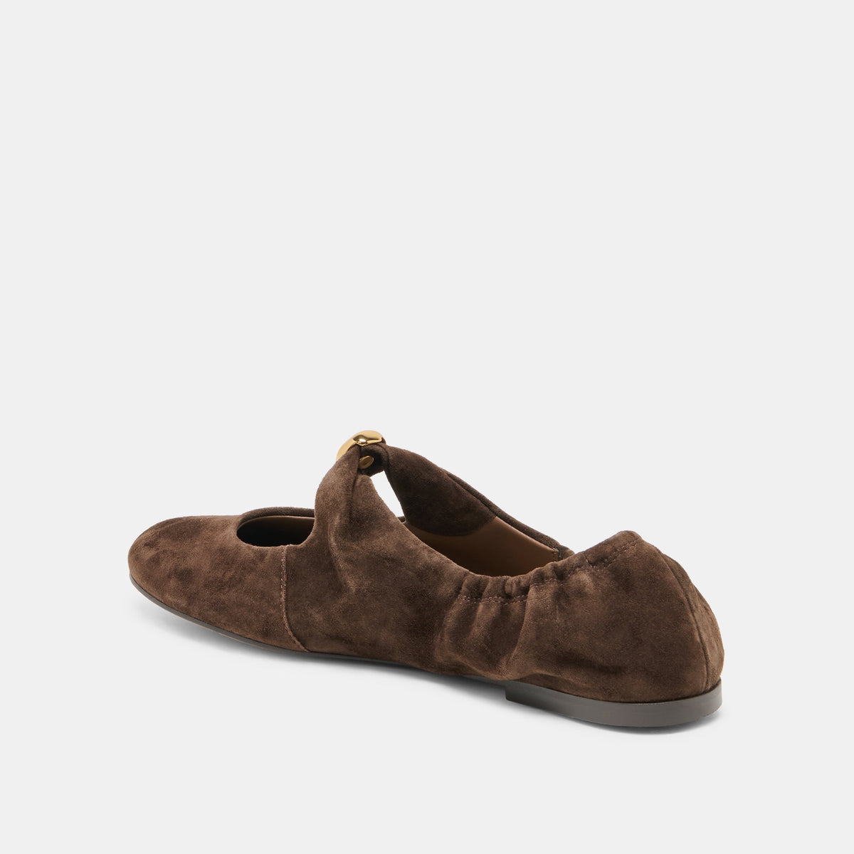 Dolce Vita SHOES Cornel Dk Brown Suede Flats