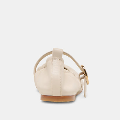 Dolce Vita SHOES Caely Bone Leather Ballet Flats
