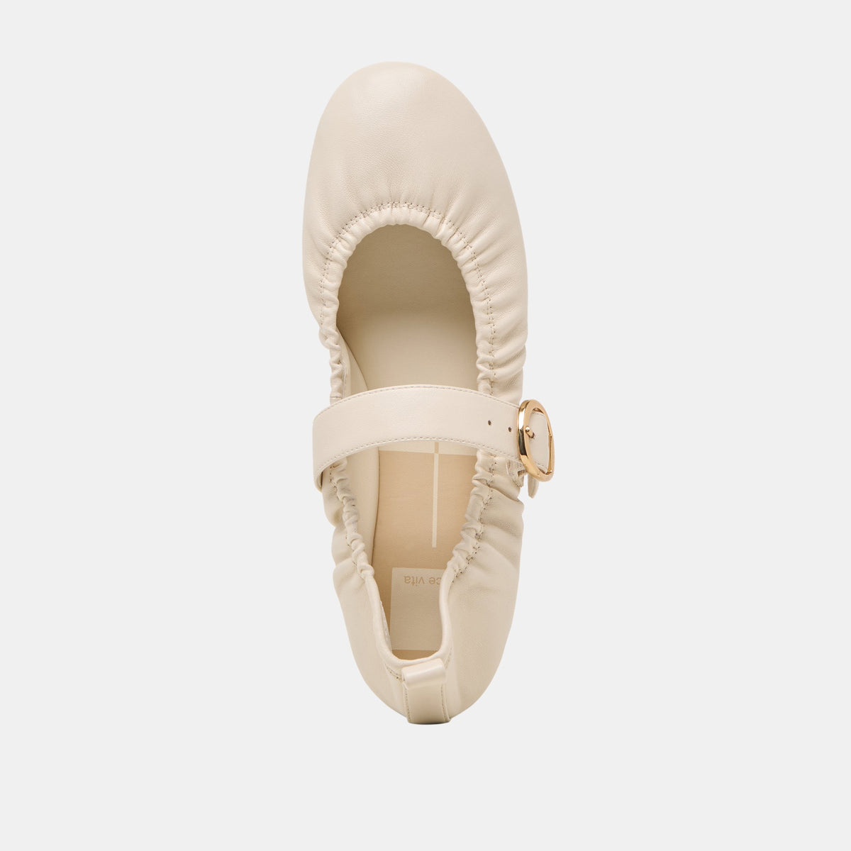 Dolce Vita SHOES Caely Bone Leather Ballet Flats