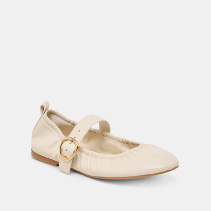 Dolce Vita SHOES Caely Bone Leather Ballet Flats