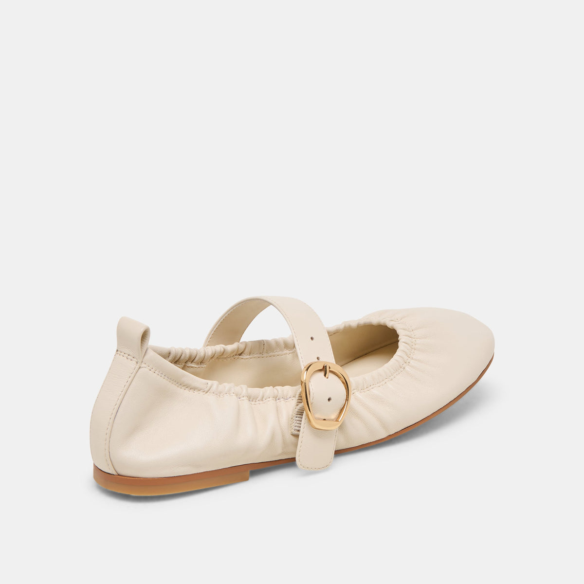 Dolce Vita SHOES Caely Bone Leather Ballet Flats