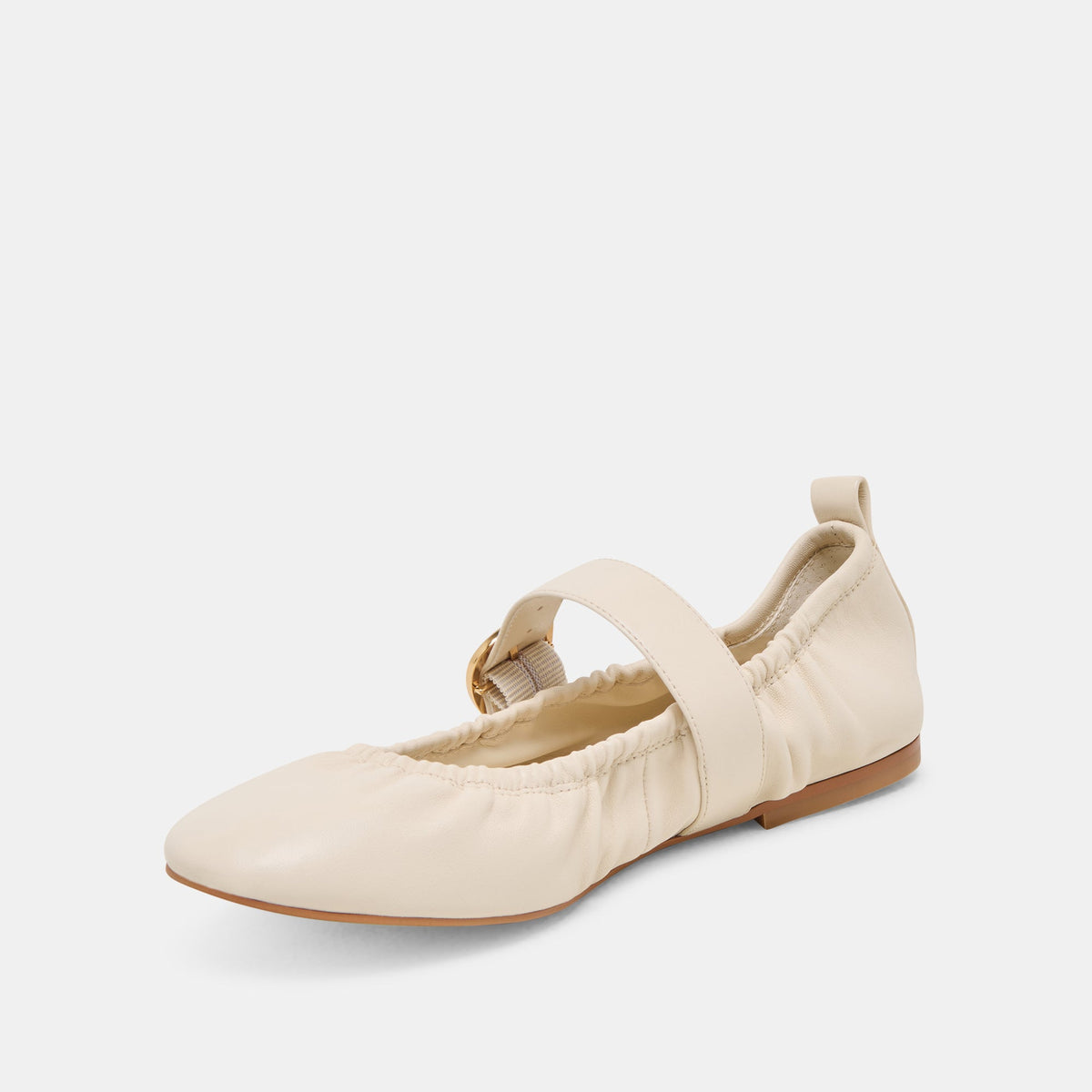 Dolce Vita SHOES Caely Bone Leather Ballet Flats