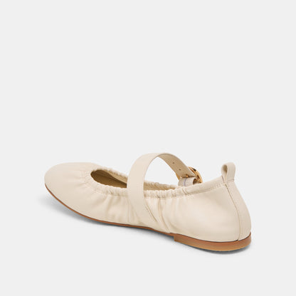 Dolce Vita SHOES Caely Bone Leather Ballet Flats