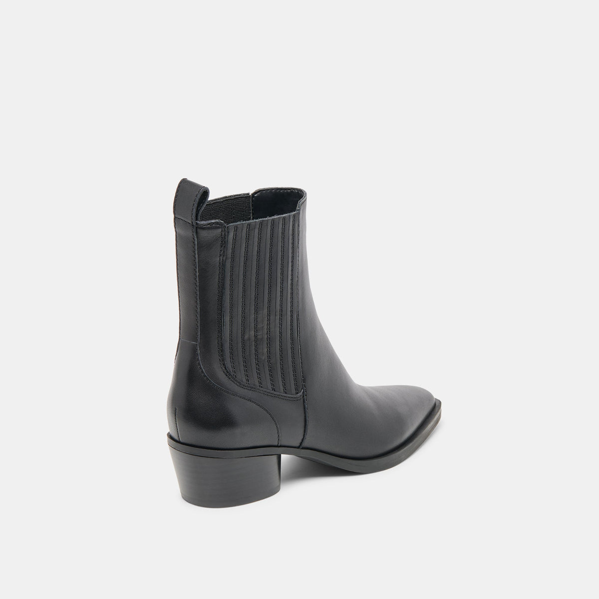 Dolce Vita SHOES Faint H2O Waterproof Black Leather Booties