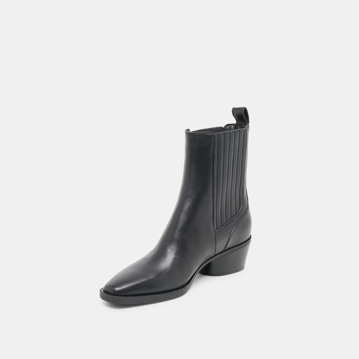 Dolce Vita SHOES Faint H2O Waterproof Black Leather Booties