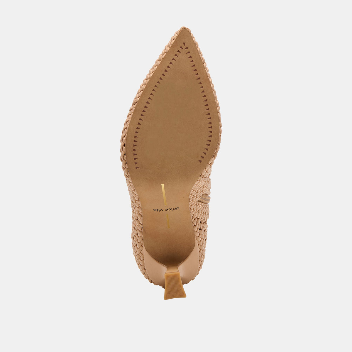 Dolce Vita SHOES Embry Lt Tan Woven Stella Booties