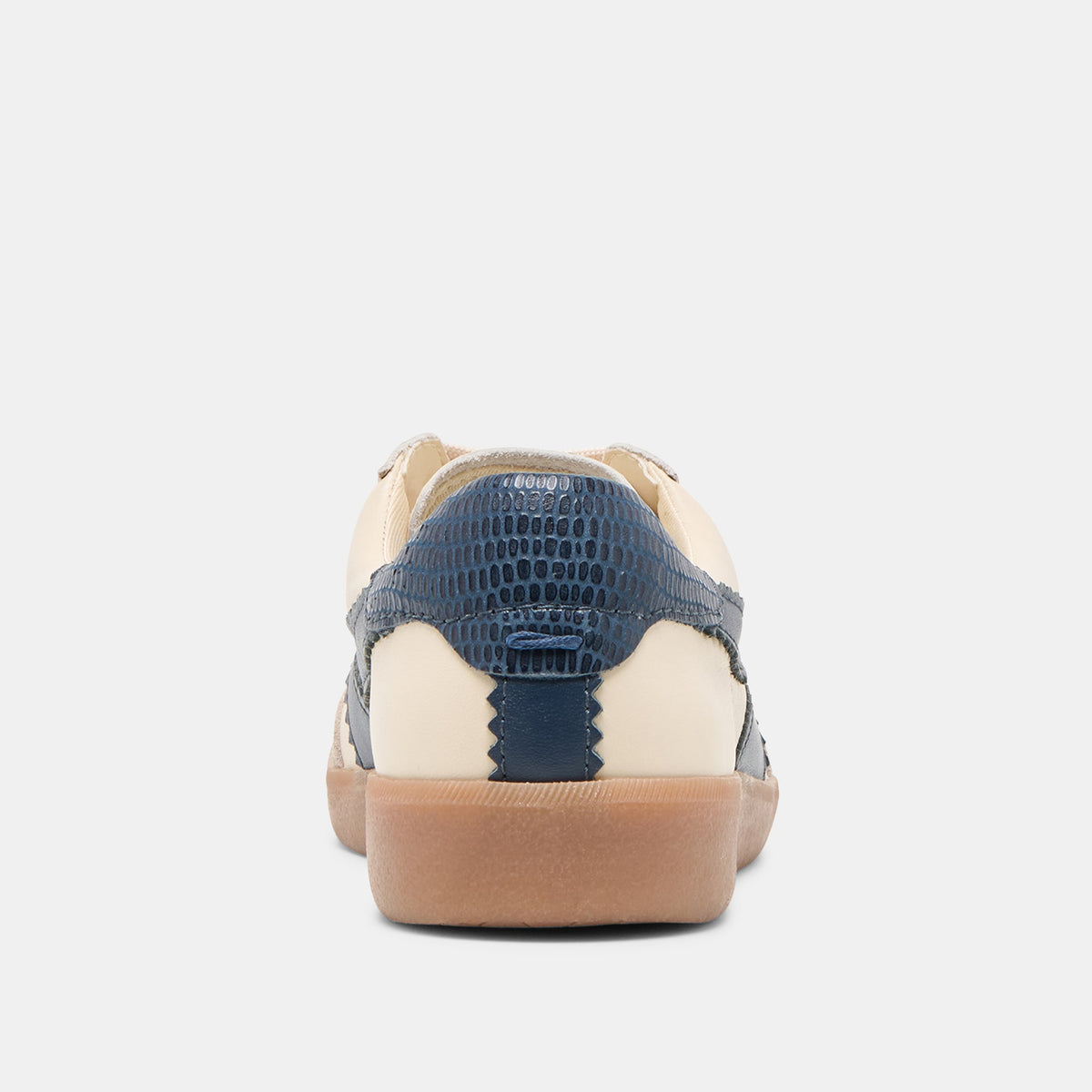 Dolce Vita SHOES Merit White Navy Leather Sneakers