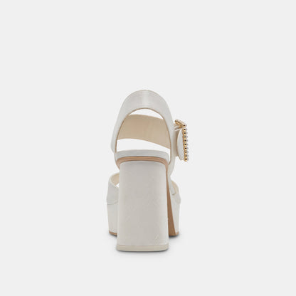 Dolce Vita SHOES Bobby Pearl White Pearl Heels