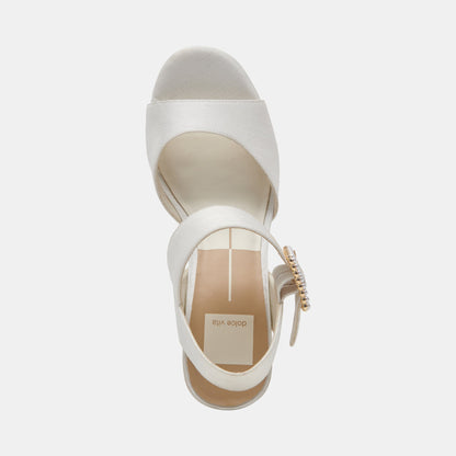 Dolce Vita SHOES Bobby Pearl White Pearl Heels