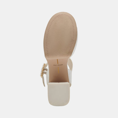 Dolce Vita SHOES Bobby Pearl White Pearl Heels