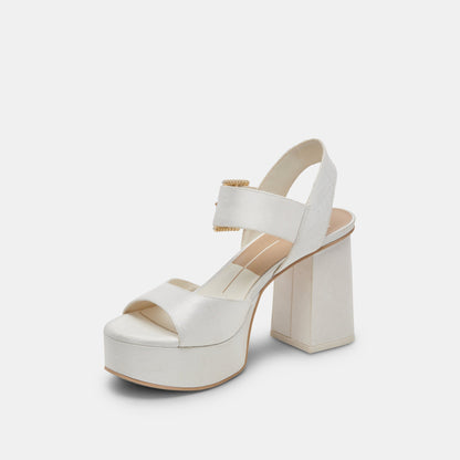 Dolce Vita SHOES Bobby Pearl White Pearl Heels