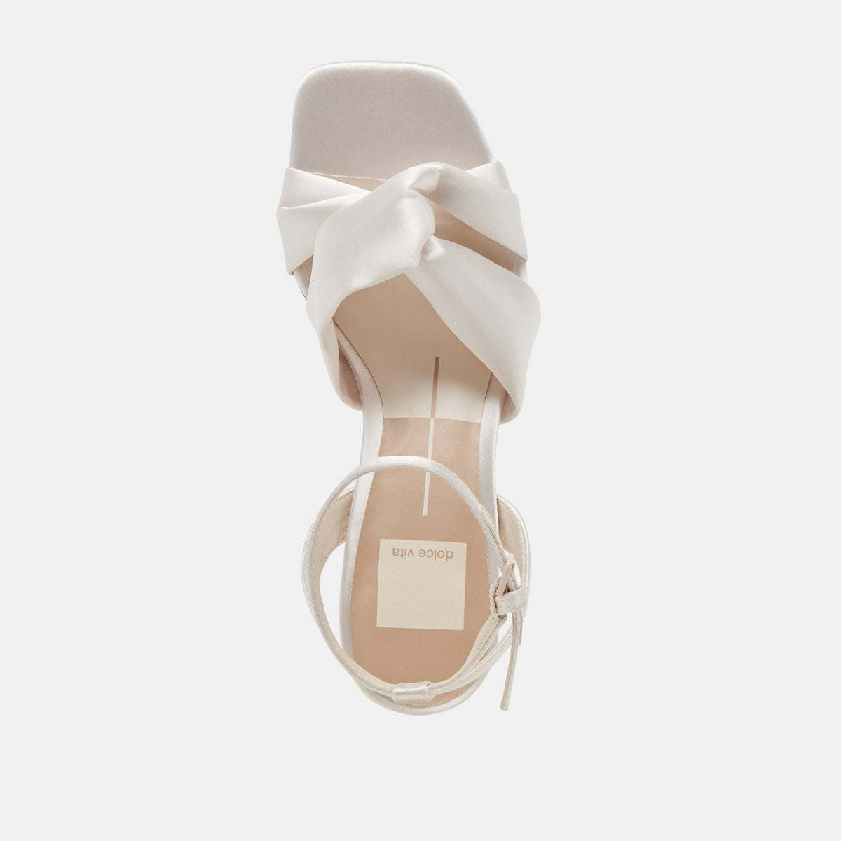 Dolce Vita SHOES Brenna Ivory Satin Heels