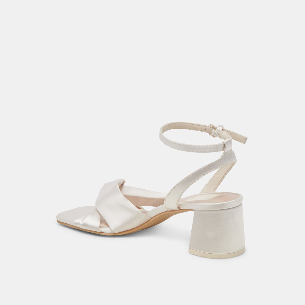 Dolce Vita SHOES Brenna Ivory Satin Heels