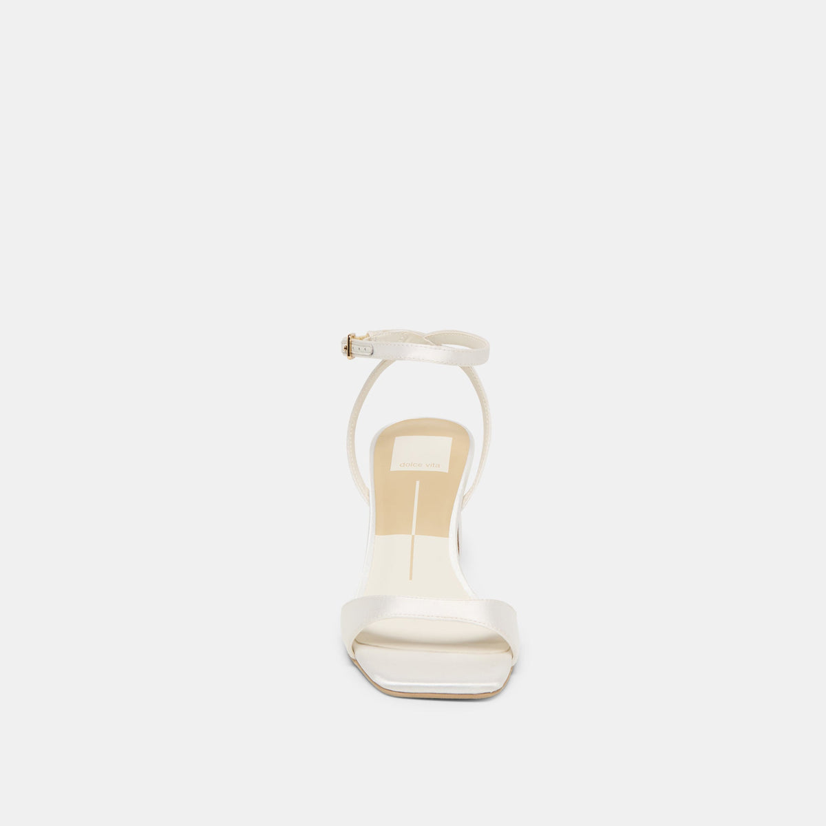Dolce Vita SHOES Tilda True White Satin Heels