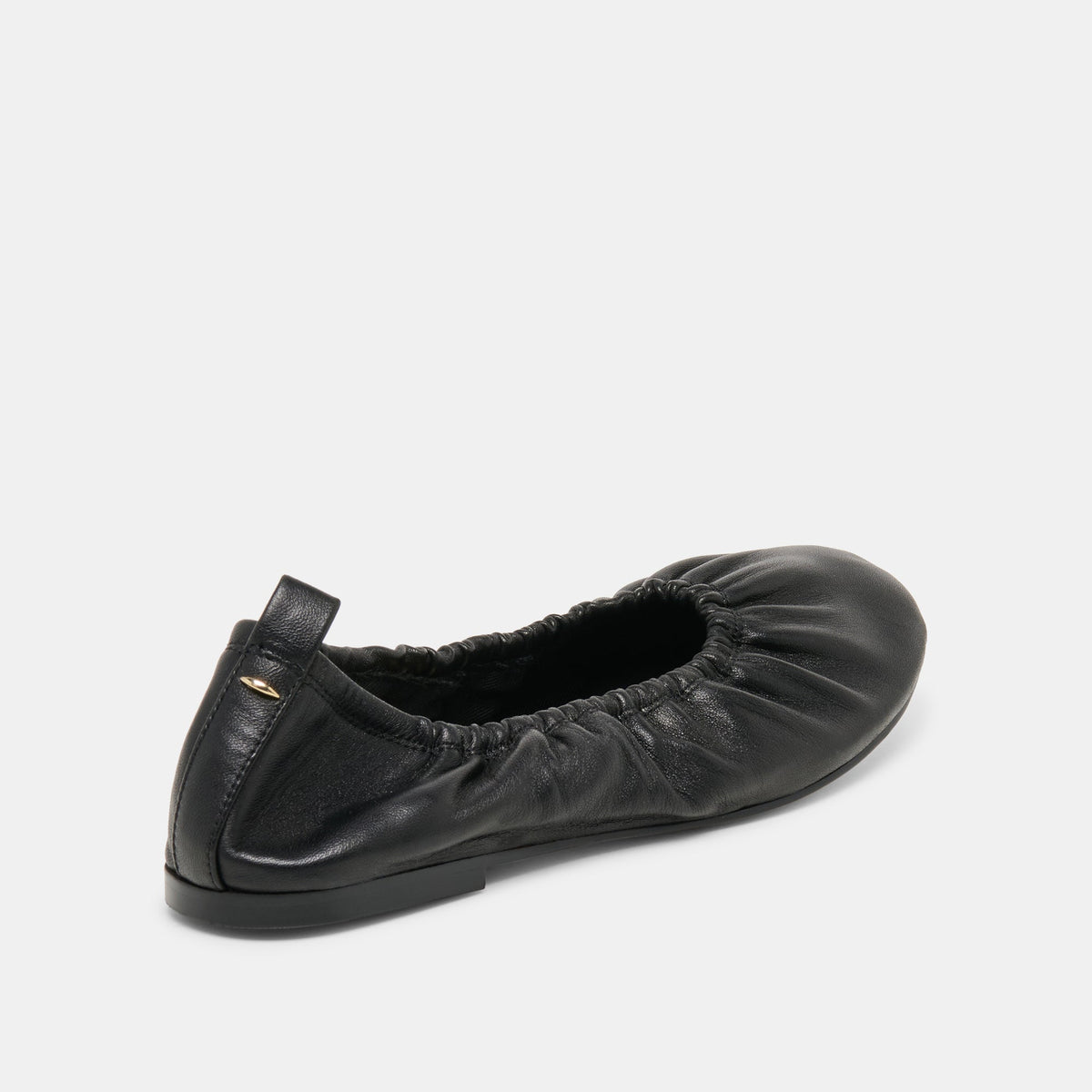 Dolce Vita SHOES Conrad Black Leather Ballet Flats