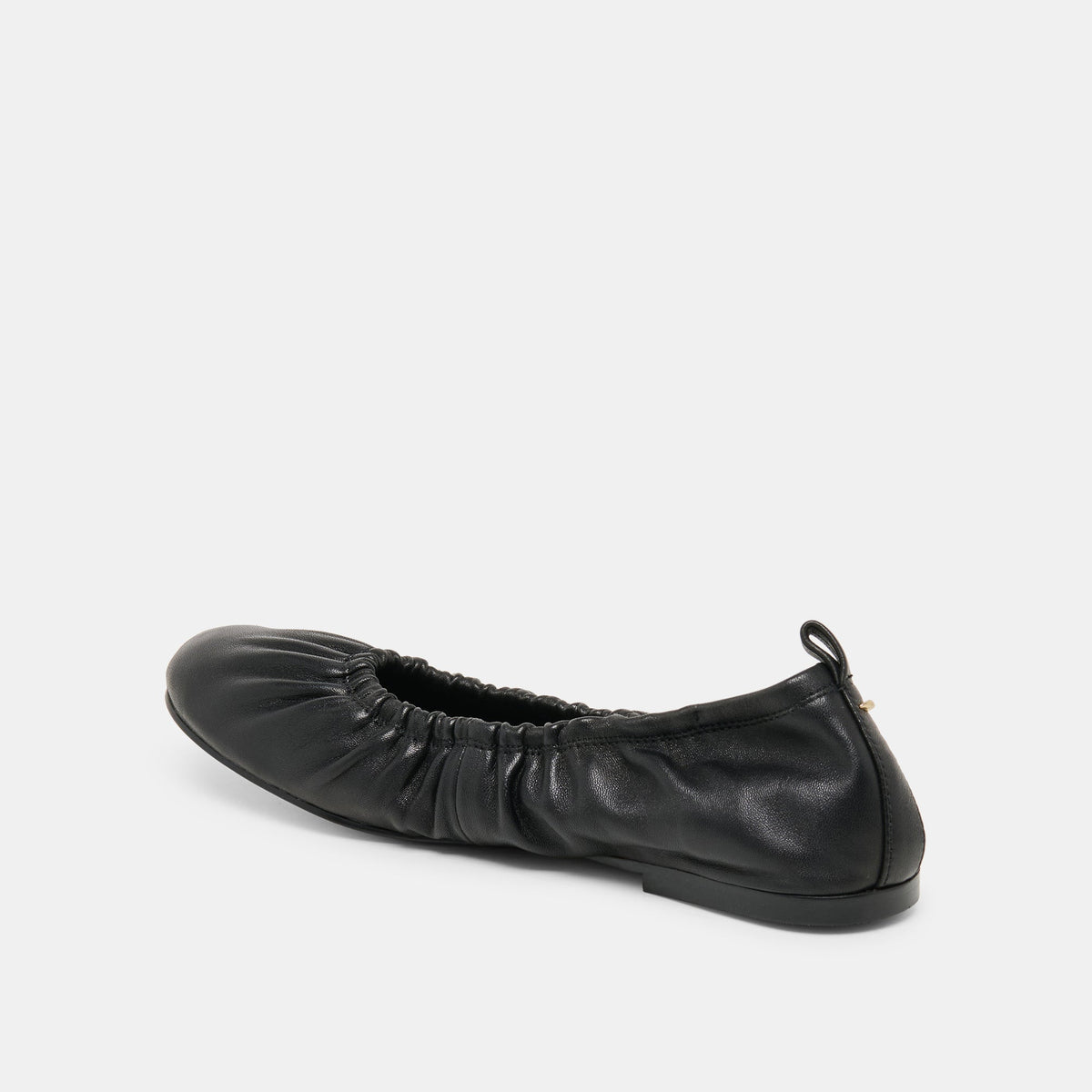 Dolce Vita SHOES Conrad Black Leather Ballet Flats