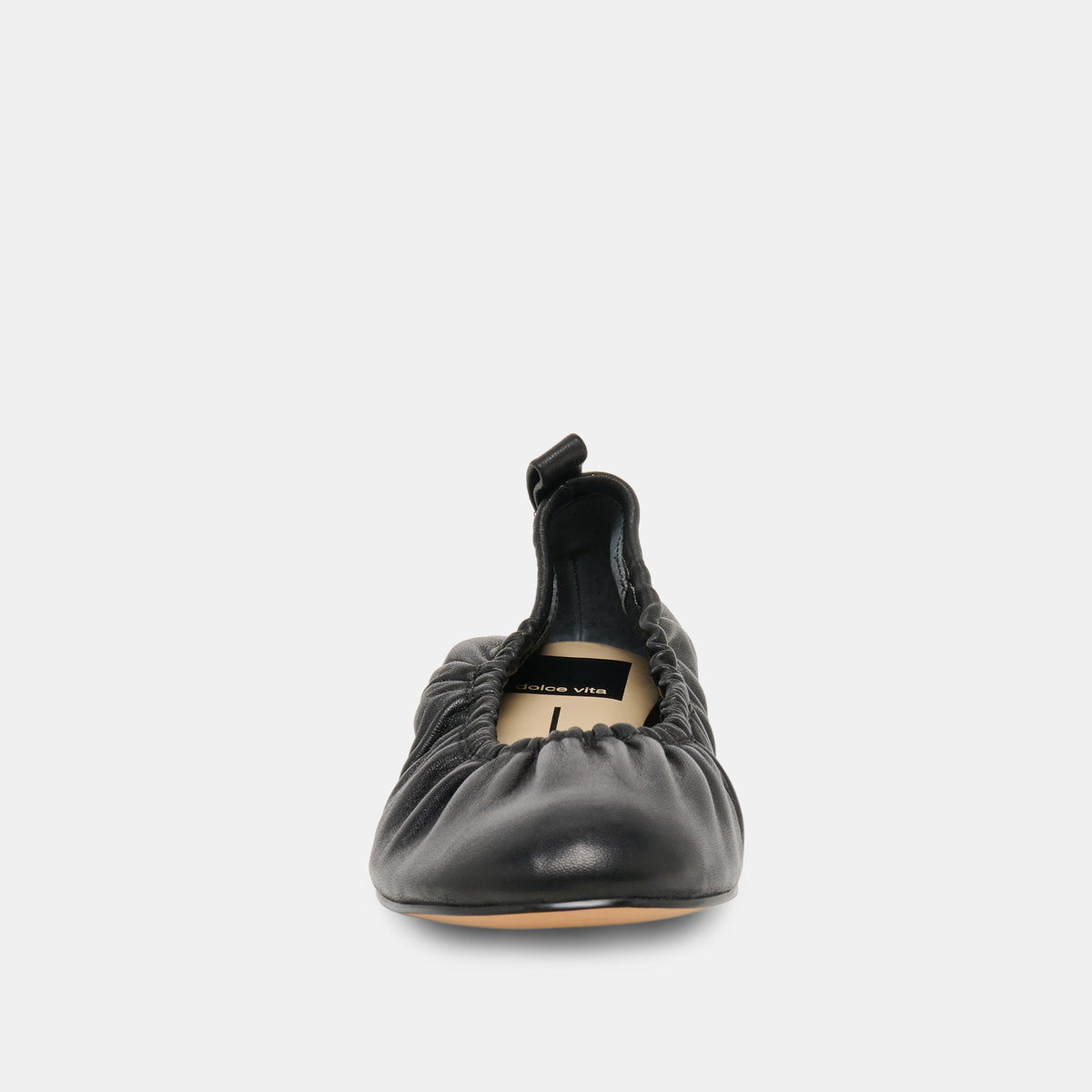 Dolce Vita SHOES Conrad Black Leather Ballet Flats