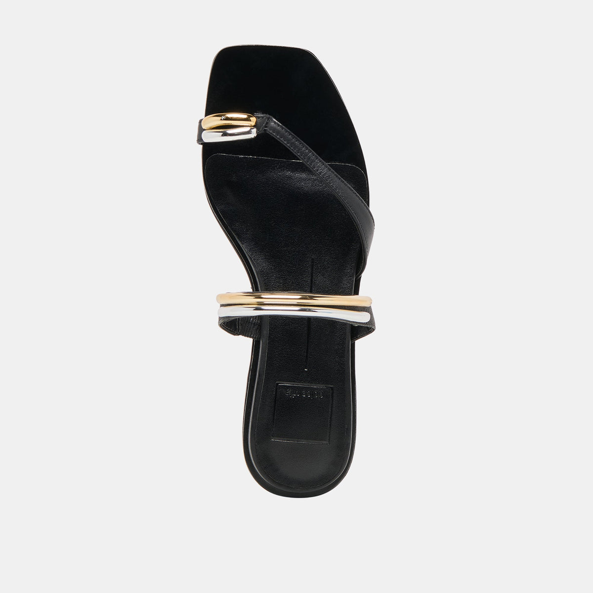 Dolce Vita SHOES Tarina Black Leather Sandals