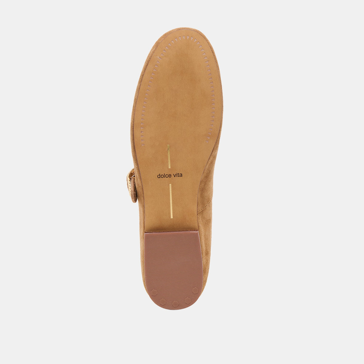 Dolce Vita SHOES Relan Lt Brown Suede Ballet Flats