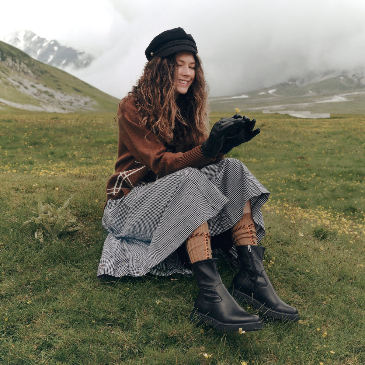 Dolce Vita SHOES Simaya H2O Waterproof Black Leather Boots