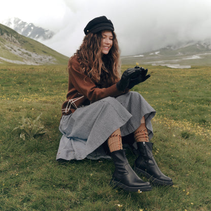 Dolce Vita SHOES Simaya H2O Waterproof Black Leather Boots