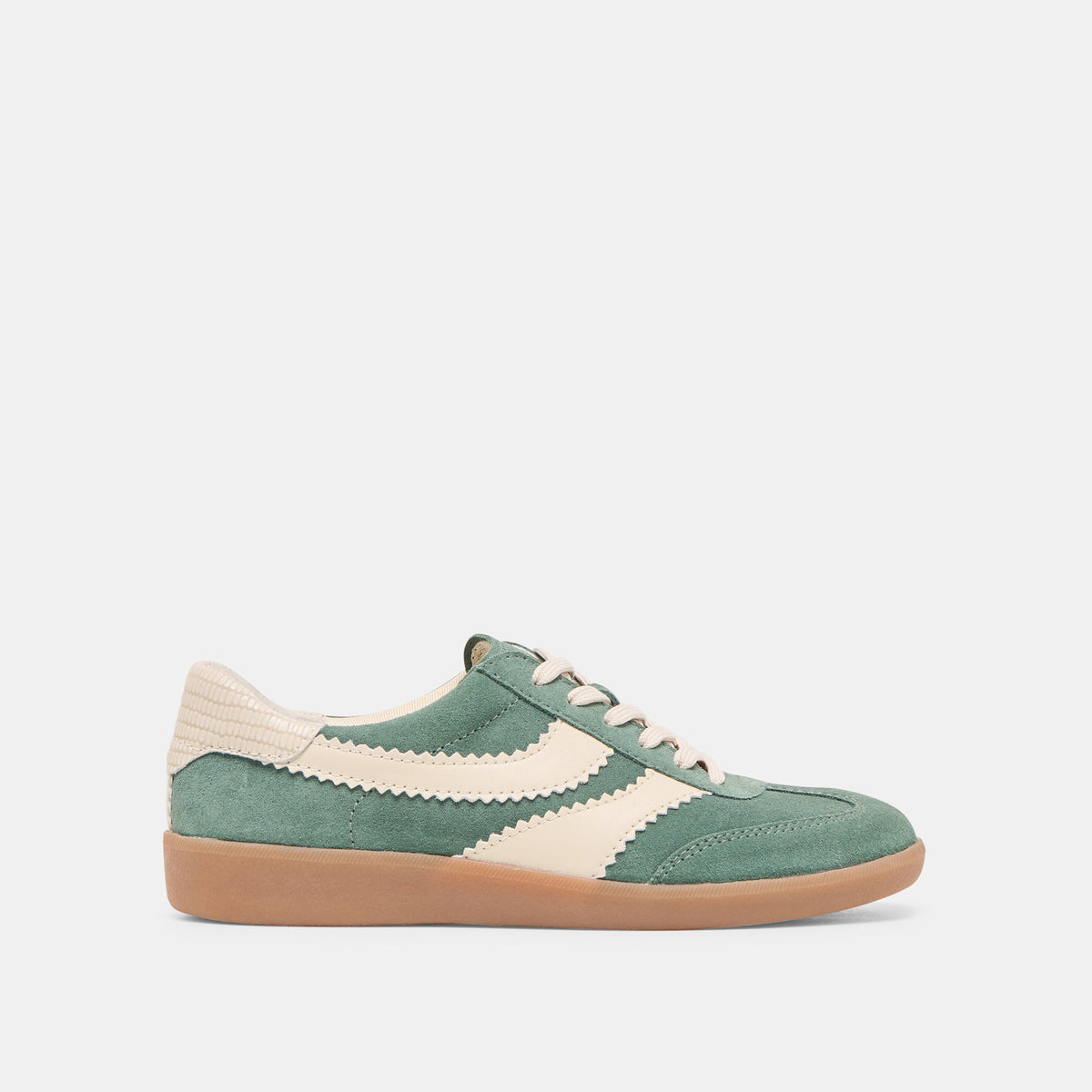 Dolce Vita SHOES Merit Dk Green Suede Sneakers