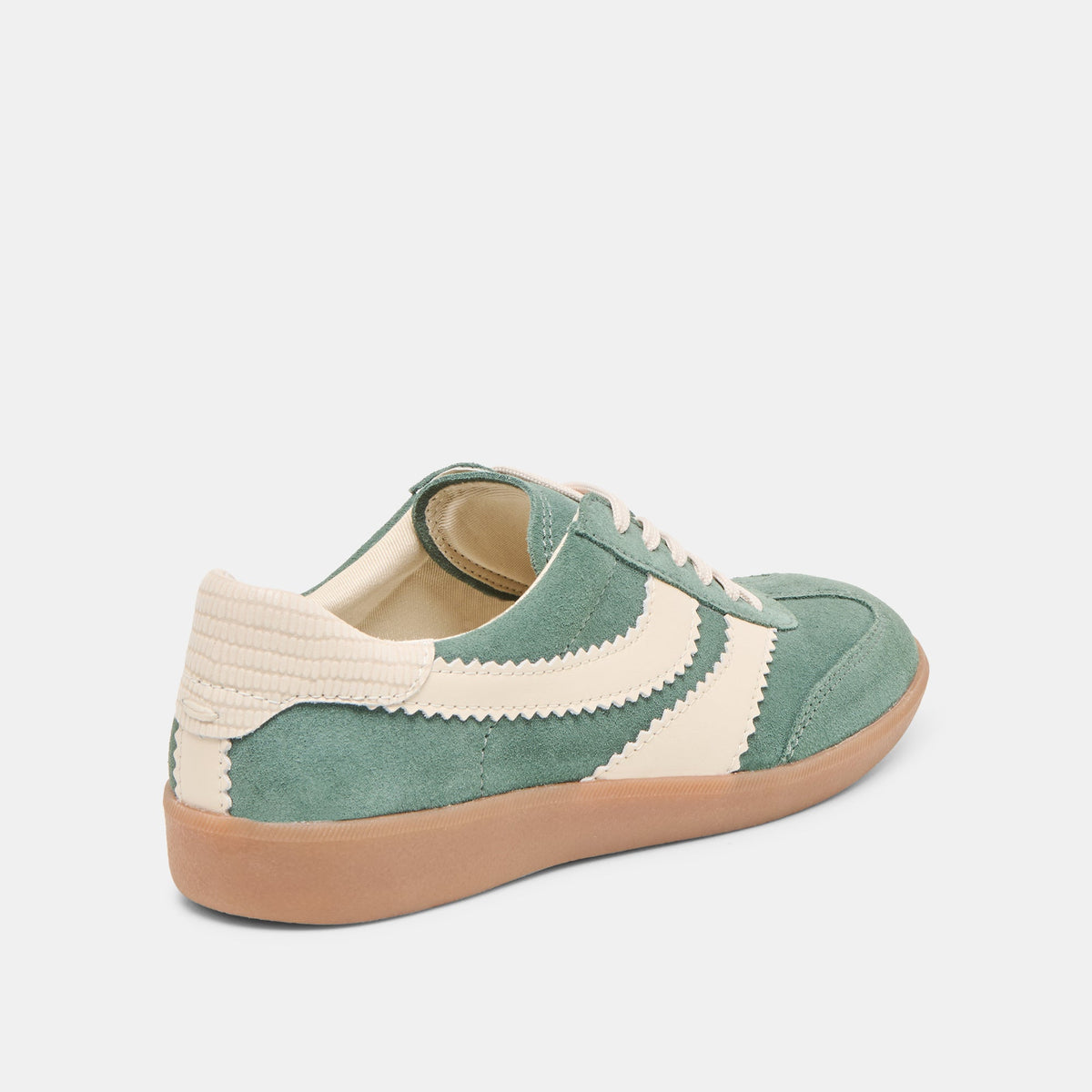 Dolce Vita SHOES Merit Dk Green Suede Sneakers