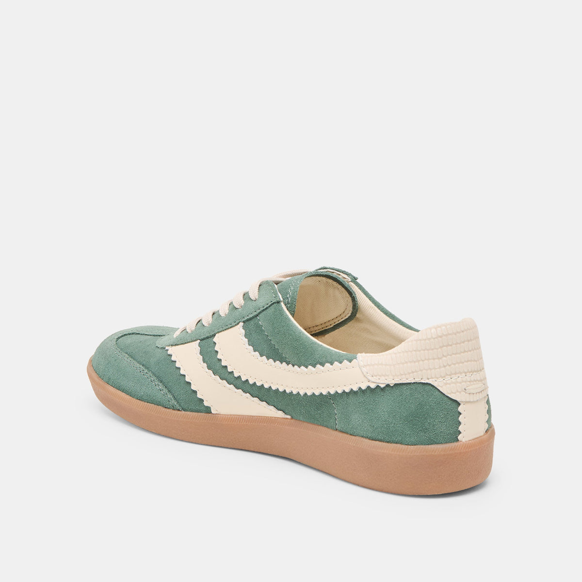 Dolce Vita SHOES Merit Dk Green Suede Sneakers