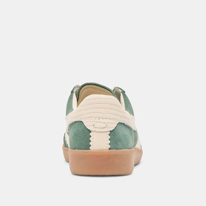 Dolce Vita SHOES Merit Dk Green Suede Sneakers