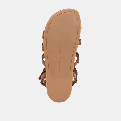 Dolce Vita SHOES Susana Cognac Leather Sandals