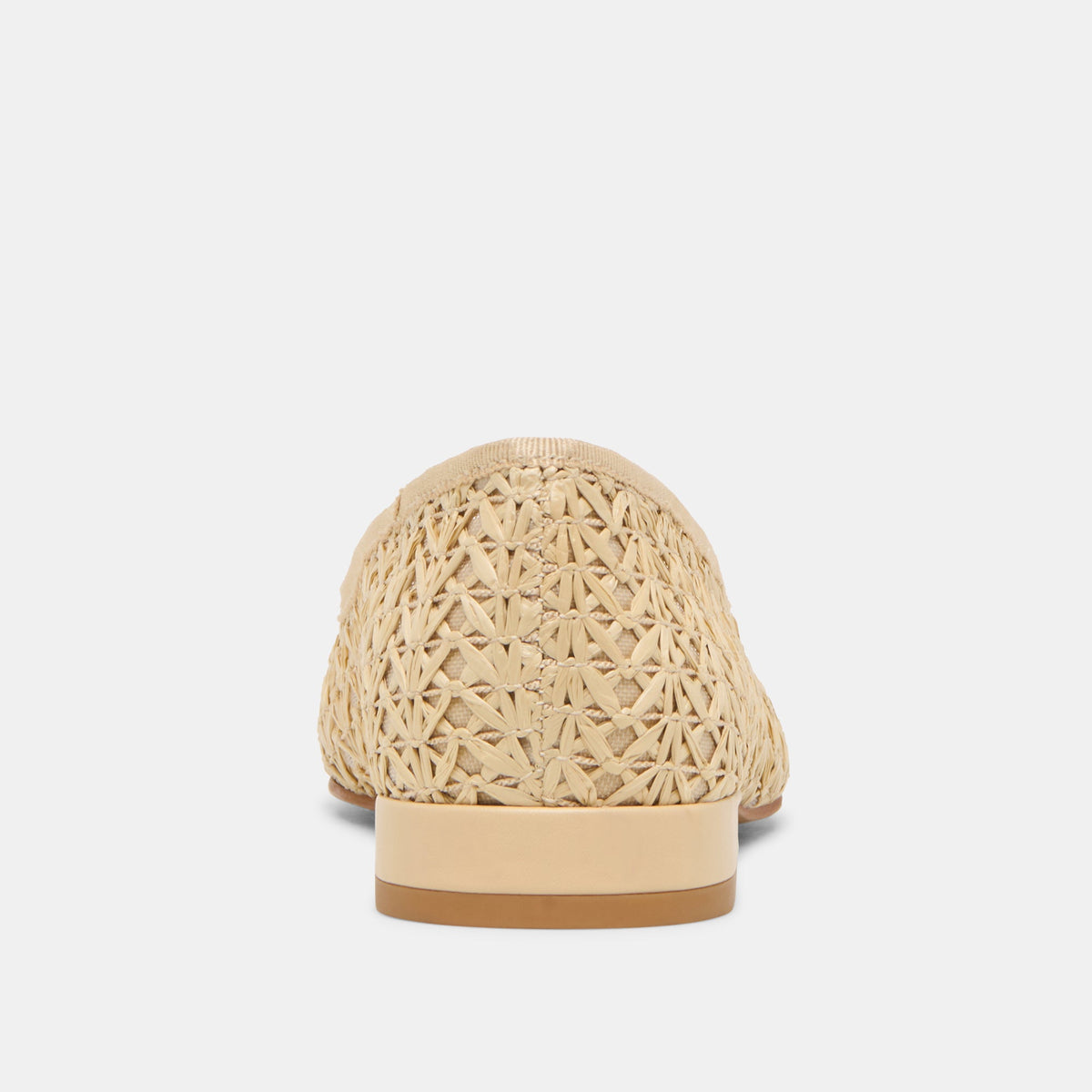Dolce Vita SHOES Ulicia Lt Natural Cross Hatch Raffia Ballet Flats